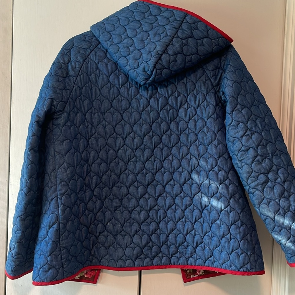 Modcloth Reverseable Heart-Quilted Jacket - image 4